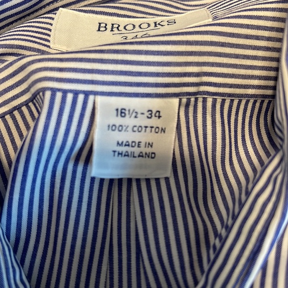 Brooks Brothers 346 long sleeve button down shirt size 16.5-34 - Picture 7 of 7